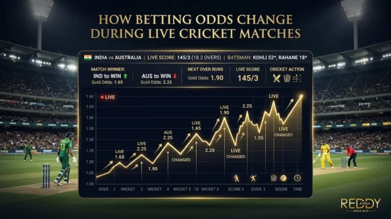 How Betting Odds Change During Live Cricket Matches