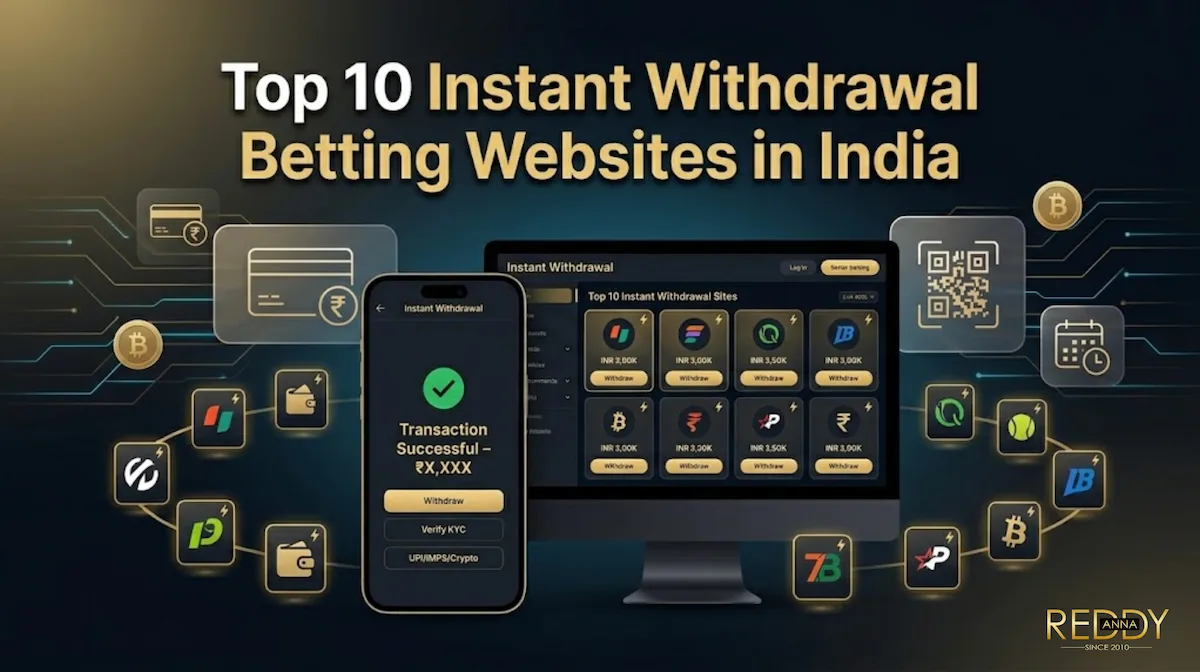 Instant Withdrawal Betting Websites in India