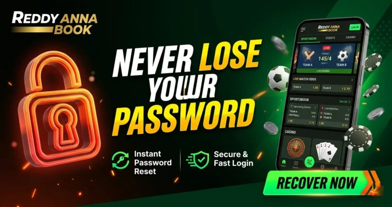 Reddy Anna Book Recover ID and Password