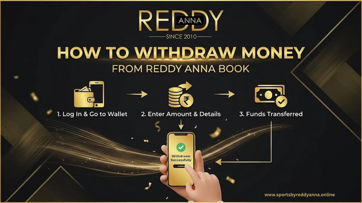 how to withdraw money from reddy anna book