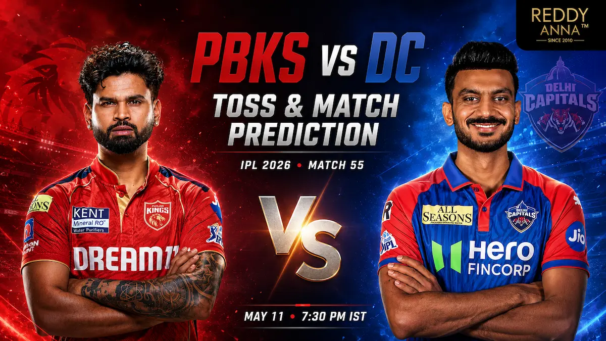 PBKS vs DC Toss & Match Prediction 55th Match IPL 2026