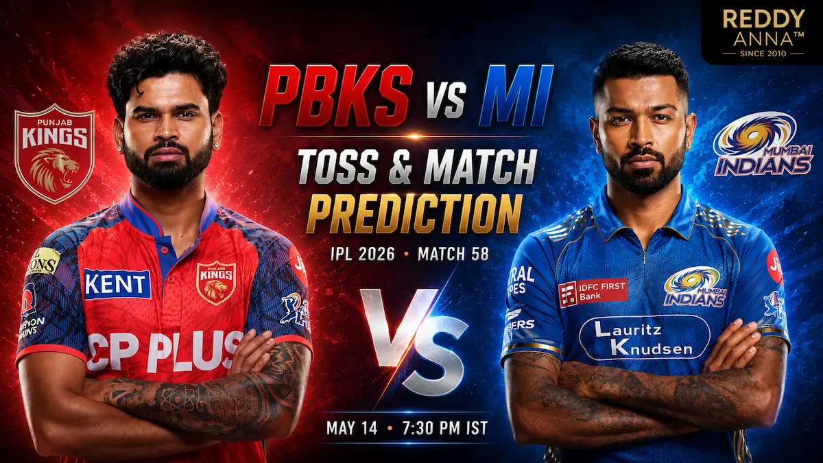 PBKS vs MI Toss & Match Prediction 58th Match IPL 2026