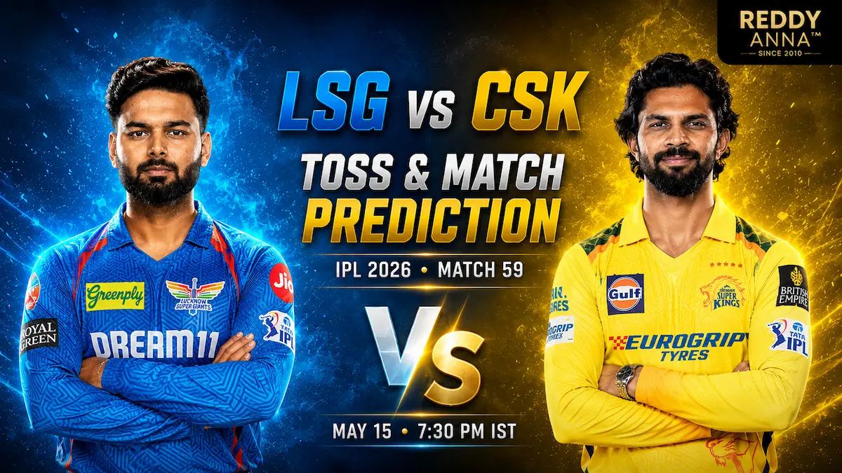 LSG vs CSK Toss & Match Prediction 59th Match IPL 2026