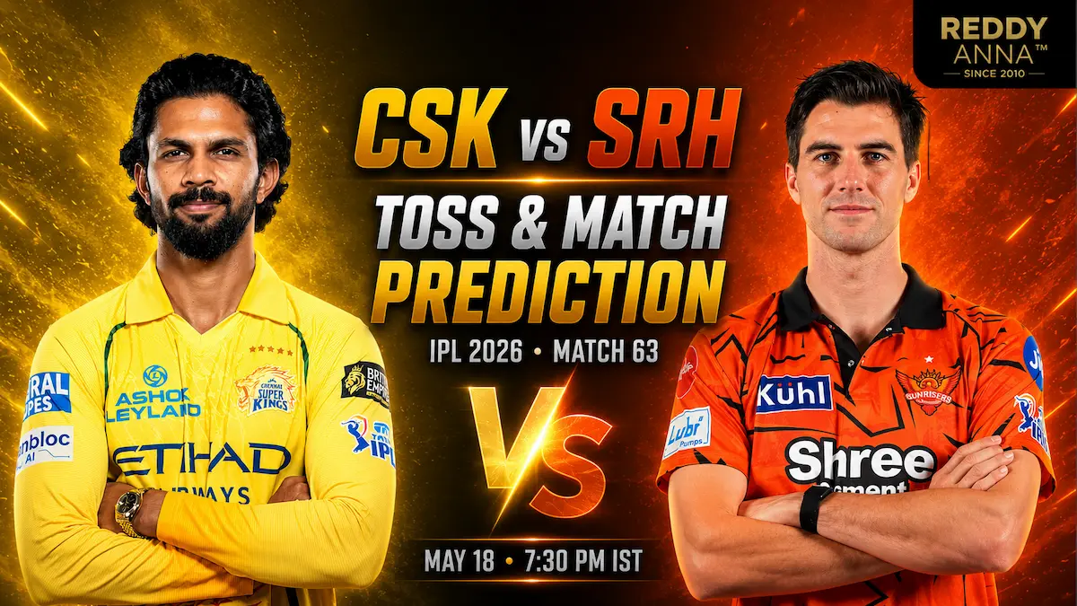 CSK vs SRH Toss & Match Prediction 63rd Match IPL 2026
