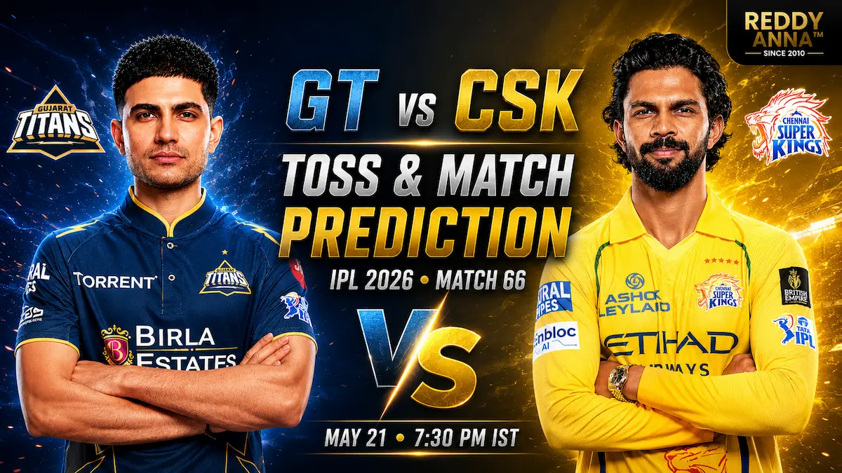 GT vs CSK Toss & Match Prediction 66th Match IPL 2026