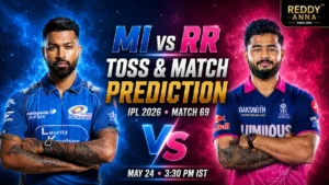 MI vs RR Toss & Match Prediction 69th Match IPL 2026