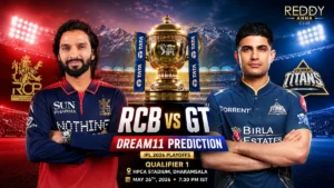 RCB vs GT Dream11 Prediction Today Match Qualifier 1 IPL 2026
