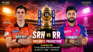SRH vs RR Dream11 Prediction Today Match Eliminator IPL 2026