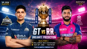 GT vs RR Dream11 Prediction Today Match Qualifier 2 IPL 2026