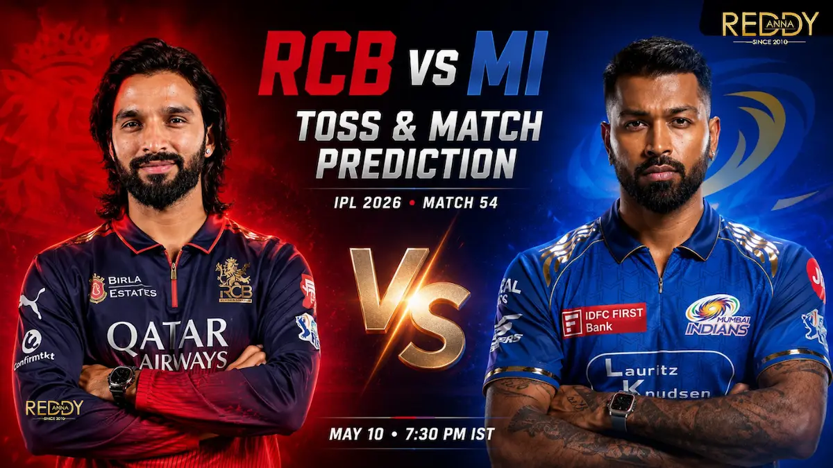 RCB vs MI Toss & Match Prediction 54th Match IPL 2026